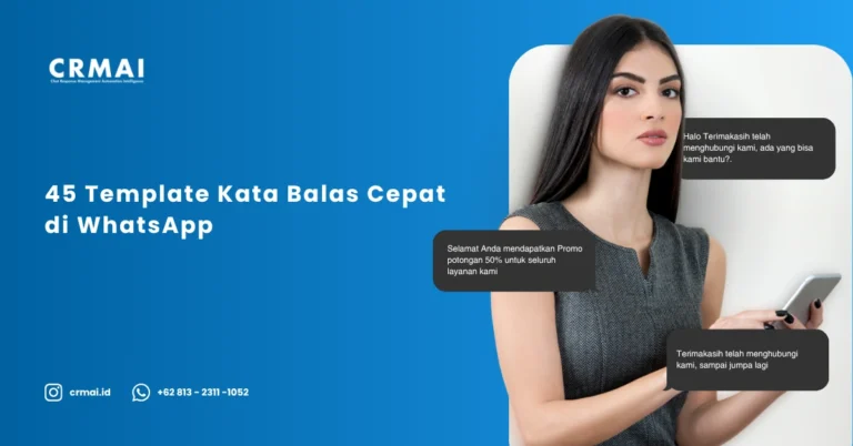 45 Template Kata Balas Cepat di WhatsApp