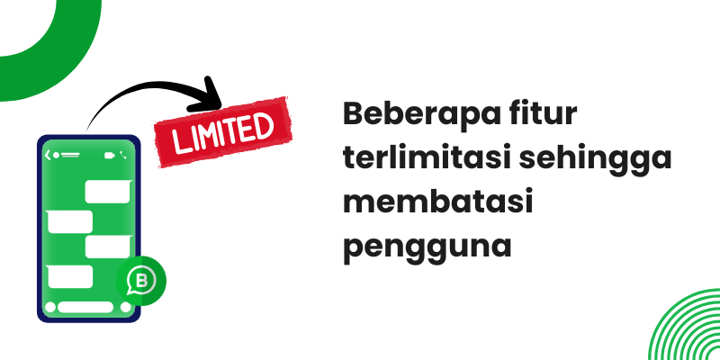 Kekurangan Fitur Whatsapp business