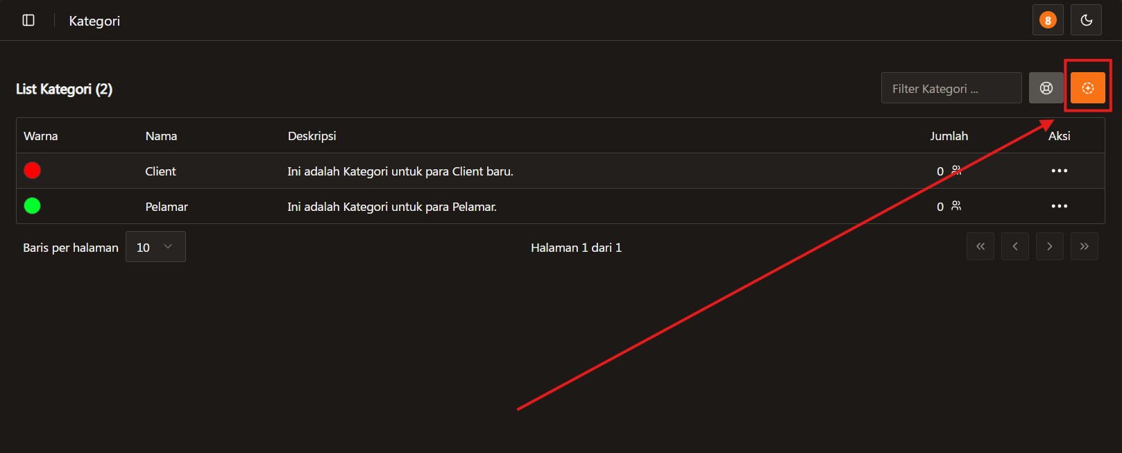 Menambahkan Kategori